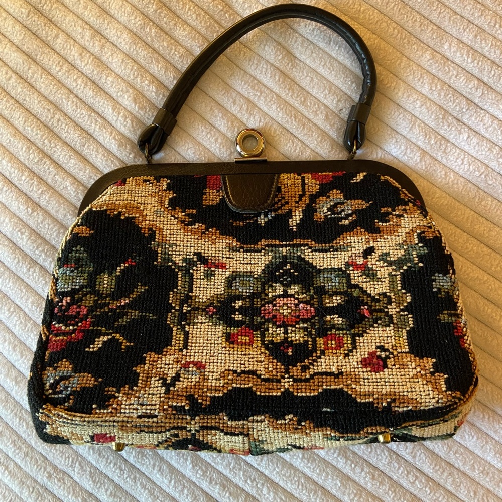 Jaclyn USA Carpet Bag Purse